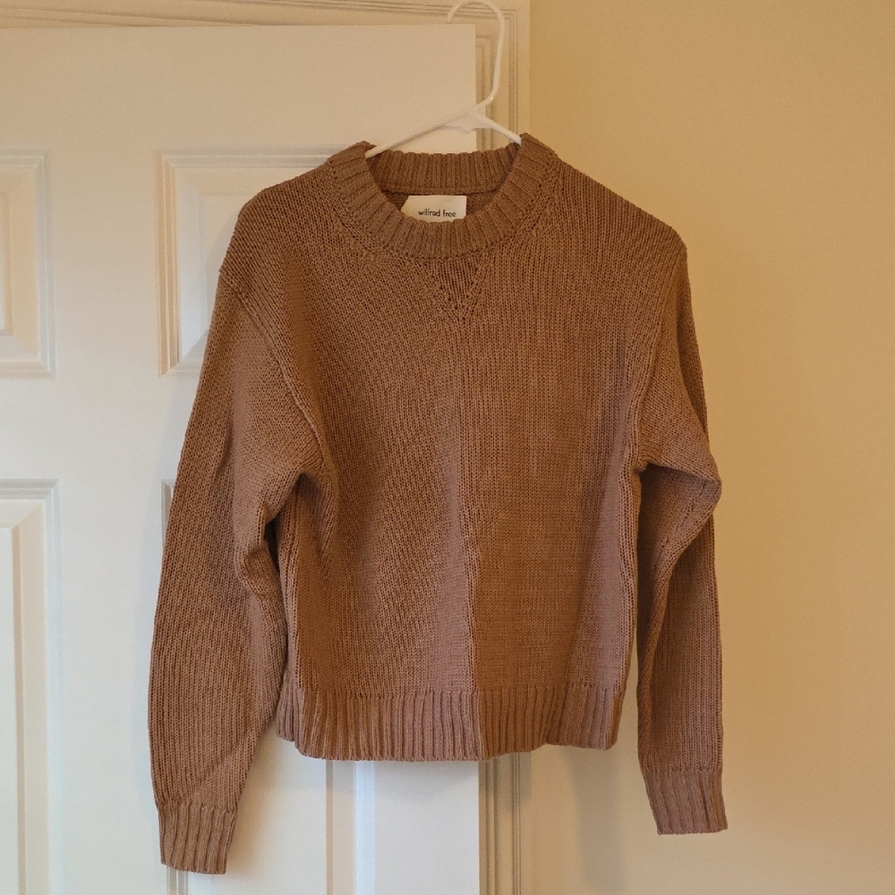 Wilfred Taupe Women's Crew Neck Sweater 2xs - Picture 3 of 7